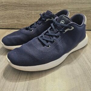 Peter Millar Apollo Knit Sneakers Mens 11 Navy Blue ME0EF06 Walking Shoes